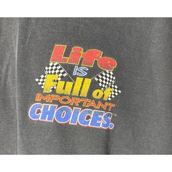 Graphic Muscle Cars Vintage T-Shirt Men Sz XL Life Is Full Of Important Choices - Picture 4 of 10